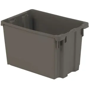 LEWISBINS SN2013-12 GREY Stack And Nest Bin 19-7/16 Inch Length Gray | AF6CFT 9WJG5