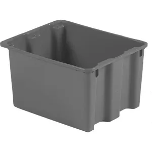 LEWISBINS SN2117-12 Gray Stack And Nest Bin 21 Inch Length Gray | AF2JHC 6UFZ0