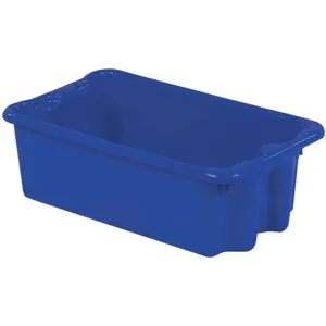 LEWISBINS SN2414-8 BLUE Stack And Nest Bin 24 Inch Length Blue | AF4TQK 9JW18