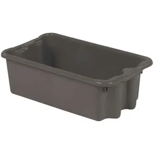 LEWISBINS SN2414-8 GREY Stack And Nest Bin 24 Inch Length Gray | AF4GZL 8WRU9