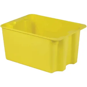 LEWISBINS SN2419-14 Yellow Stack And Nest Bin 27-1/2 Inch Length Yellow | AB6GUL 21P638