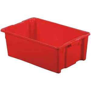 LEWISBINS SN2818-10 Red Stack And Nest Bin 28-7/16 Inch Length Red | AF2JHG 6UFZ4