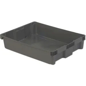 LEWISBINS SN3022-6 GREY Stack And Nest Bin 29-5/8 Inch Length Gray | AF4QWQ 9GCG5