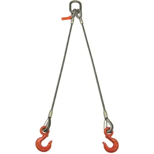 LIFT-ALL 12I2LBX11 Sling Wire Rope 11 Feet Length 8800 Lb @ 60 | AC7YFW 38Z460