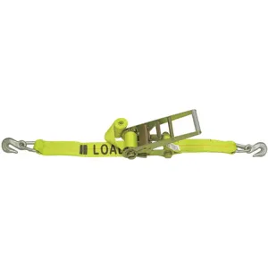 LIFT-ALL 20486 Tiedown Ratchet Strap Assembly 5000lb Grab Hook | AC7ZBC 38Z884