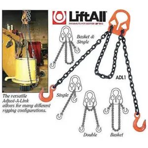 LIFT-ALL 30007 Load Leveling Sling G100 Alloy Steel 10 Feet Length | AD3CZU 3YCX7