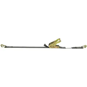 LIFT-ALL 60101 Tiedown Ratchet Strap Assembly 700 Lb U Hook | AC7YZZ 38Z858