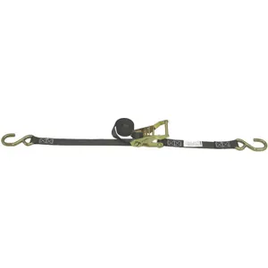 LIFT-ALL 60106 Tiedown Ratchet Strap Assembly 700lb Open Hook | AC7ZAC 38Z861