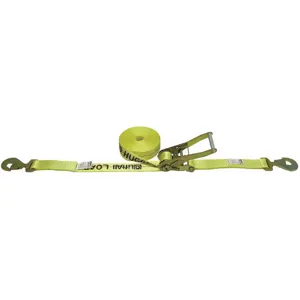 LIFT-ALL 61006 Tiedown Ratchet Strap Assembly 3300 Lb Snap Hook | AC7ZCV 38Z924