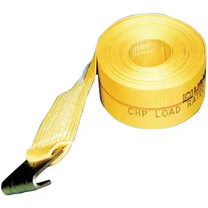 LIFT-ALL 61203 Tiedown Winch Strap Working Load Limit 5000 Lb Flat Hook | AC7ZFQ 38Z989