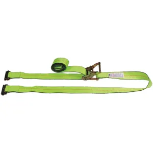 LIFT-ALL TE60810 Logistic Ratchet Strap 20 Ft x 2 Inch 1000lb | AC7ZTJ 39A398