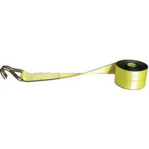 LIFT-ALL TE61226 Tiedown Winch Strap Working Load Limit 5000 Lb U Hook | AC7ZHF 39A027