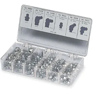 LINCOLN 5469 Grease Fitting Kit Fractional Assortment | AF2VAT 6Y864