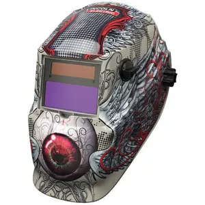 LINCOLN ELECTRIC K3190-1 Welding Helmet Shade 9 - 13 Tan/red | AG6QGE 40P667