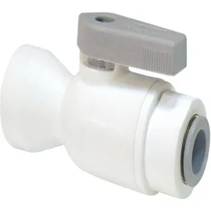 PARKER LFPP6VFC4 Ball Valve, 3/8 Inch Outside Diameter, Polypropylene, Connector | AE6QMZ 5UMY5