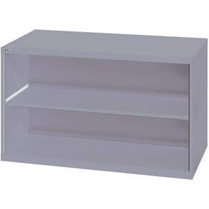 LISTA XSDW0750-TSC/LG Open Front Shelf Cabinet 2 Shelf Gray | AA6BAG 13P581