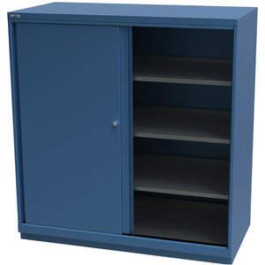 LISTA XSDWSD1350BB Sliding Door Cabinet 4 Shelf Bright Blue | AC6WET 36N153