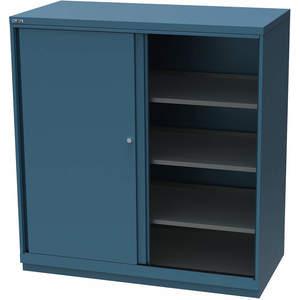 LISTA XSDWSD1350CB Sliding Door Cabinet 4 Shelves Classic Blue | AC6WEU 36N154