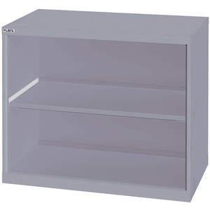 LISTA XSHS0750-TSC/LG Open Front Shelf Cabinet 2 Shelf Gray | AA6BAP 13P588