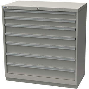 LISTA XSHS0900-0709LG Modular Drawer Cabinet 41-3/4 Inch Height | AC6WCP 36N104