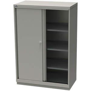 LISTA XSHSSD1350LG Sliding Door Cabinet 4 Shelf Light Gray | AC6WEY 36N158