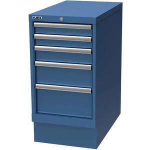 LISTA XSNW0600-0501BB Cabinet Pedestal (5)drawer Bright Blue | AC7WHH 38X779