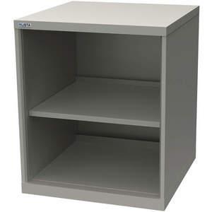 LISTA XSSC0750-TSCLG Open Shelf Cabinet 2 Shelves Light Gray | AC6WER 36N152