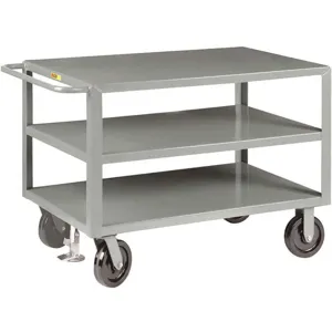 LITTLE GIANT 3GH-8V2-4FL Utility Cart Steel 66 Length x 30 Width 5000 Lb. | AA2EYH 10F430