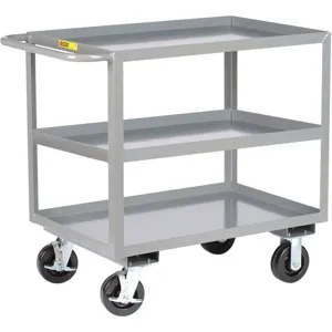 LITTLE GIANT 3GL-3048-6PHBK Utility Cart Steel 54 Length x 30 Width 3600 Lb. | AA2EYC 10F425