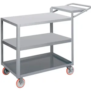 LITTLE GIANT 3LG2436-WSBRK Order Picking Stock Cart 3 Shelves 1200 Lb | AG7AYT 49Y470