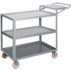 LITTLE GIANT 3LGL1832-WSBRK Order Picking Stock Cart 3 Shelves 1200 Lb | AG7AYZ 49Y476