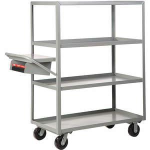 LITTLE GIANT 4ML-3060-6PH-WSP Order Picking Stock Cart 4 Shelves 1700 Lb. Capacity | AA8PCL 19G694