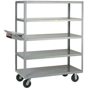 LITTLE GIANT 5M-2436-6PH-WSP Order Picking Stock Cart 5 Shelves 2000 Lb. Capacity | AA8PCW 19G704