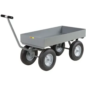 LITTLE GIANT CH-2448-X6-12P Wagon Truck Solid Deck 48x24 Pneum Wheel | AA8LGY 19C147