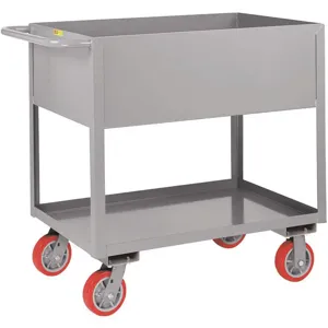 LITTLE GIANT DS-2436X12-6PY Utility Cart Steel 42 Lx24-3/8 W 3600 Lb | AB9YRZ 2GMJ2