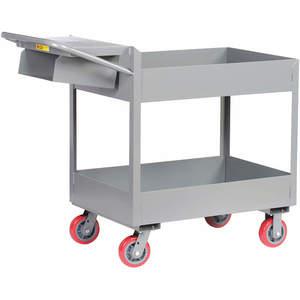 LITTLE GIANT DS2448X6-6PYWSP Welded Deep Shelf Order Picking Cart | AG7AEL 49Y532