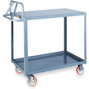 LITTLE GIANT ERLG-2436-BRK Utility Cart Steel 42 Length x 24-1/4 W 1200 Lb | AC3XZC 2XJT2