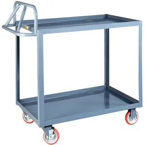 LITTLE GIANT ERLGL-2436-BRK Utility Cart Steel 42 Length x 24-1/4 W 1200 Lb | AC3XZA 2XJR9