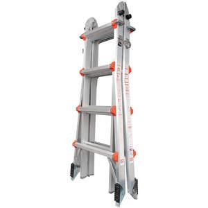 LITTLE GIANT LADDERS 10102AS Mehrzweckleiter 4 Fuß 7 IA Aluminium | AA6KZY 14D450