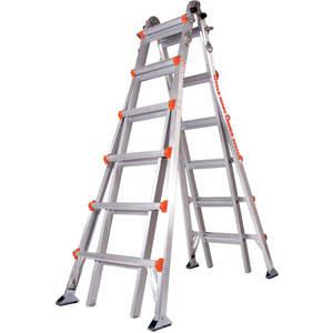 LITTLE GIANT LADDERS 10126AS Multipurpose Ladder 6 feet 7 IA Aluminium | AA6LBQ 14D492