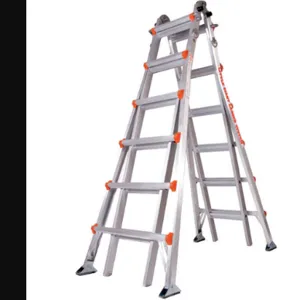 LITTLE GIANT LADDERS 10126AS Multipurpose Ladder 6 feet 7 IA Aluminium | AA6LBQ 14D492