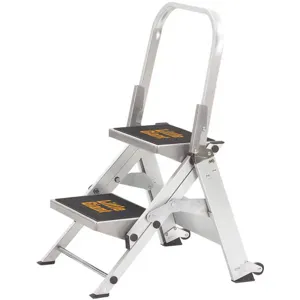 LITTLE GIANT LADDERS 10210BA Stepladder Aluminium 1-1/2 Feet Height 300 Lb. Capacity | AE2JAB 4XN34