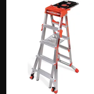 LITTLE GIANT LADDERS 15125-001 Multipurpose Ladder 8 feet IA Aluminium | AE8UED 6FJN1