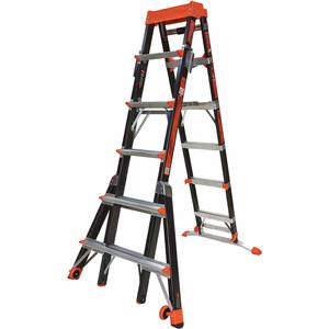 LITTLE GIANT LADDERS 15131-001 Adjustable Platform Ladder Iaa Fiberglas | AB8QFE 26W731