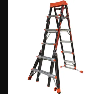 LITTLE GIANT LADDERS 15131-001 Adjustable Platform Ladder Iaa Fiberglas | AB8QFE 26W731