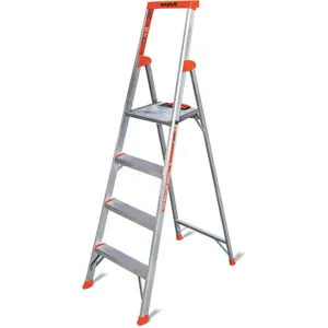 LITTLE GIANT LADDERS 15270-001 Platform Stepladder 6 Feet Height 13-1/2 Inch Width | AE8UEC 6FJN0