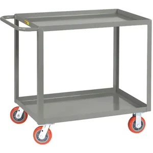 LITTLE GIANT LG-2448-6PY Welded Utility Cart 2000 Lb Steel | AG7BCY 49Y581