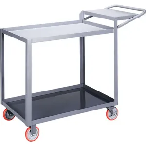 LITTLE GIANT LGL-2436-WSBRK Order Picking Stock Cart 2 Shelves 600 Lb. Cap | AF4GXY 8WPP2