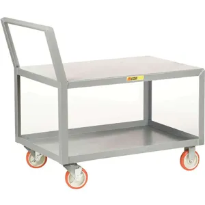 LITTLE GIANT LK-1832-5PYBK Utility Cart Steel 38 Length x 18 Width 1200 Lb. | AA2EYQ 10F443