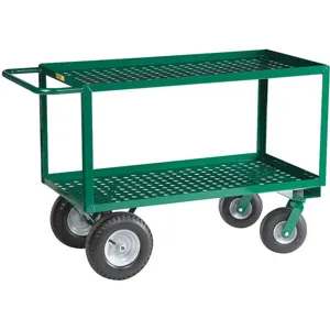 LITTLE GIANT NP2-2436-G Garden Cart 1200 Lb. 42 Inch Length 36 Inch Height | AA8PGM 19G878